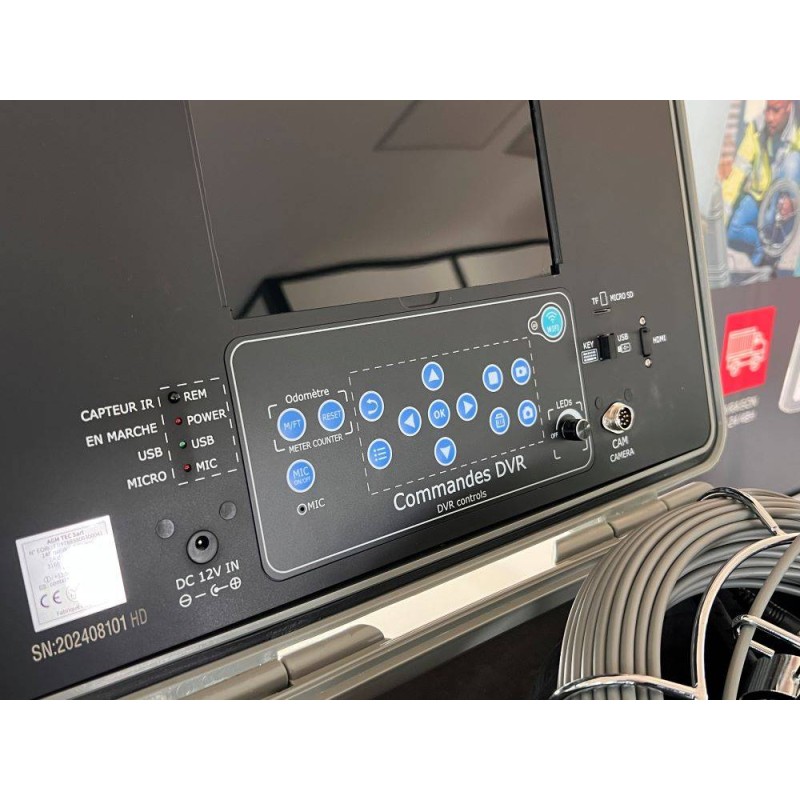 Tubicam XL 40 HD en inspection de collecteur d’assainissement