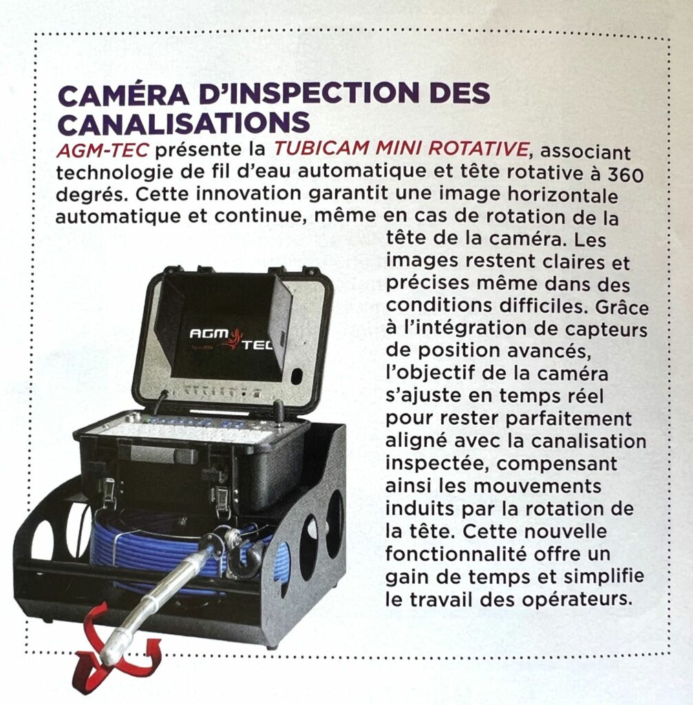 Inspection caméra canalisations
